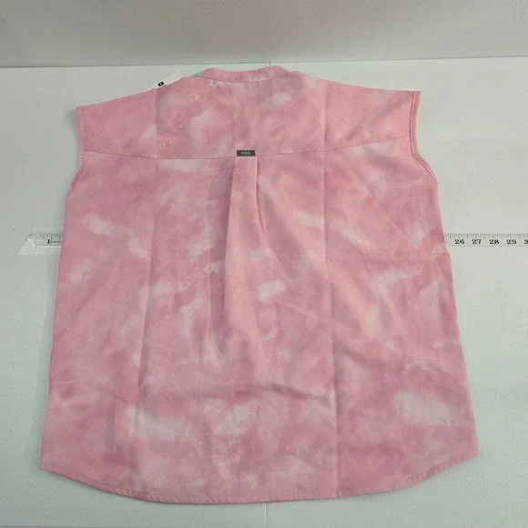 Figs Rafaela Pink tie dye scrub top - Picture 2 of 8